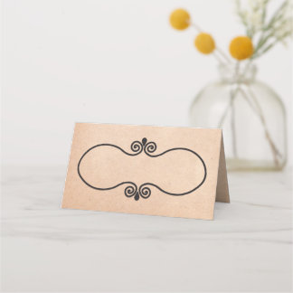 Carte De Placement Antique Mariage en papier