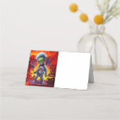 Carte De Placement Apocalypse Anniversaire Zombie Boy (Devant)