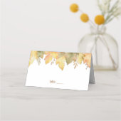Carte De Placement Aquarelle Automne Feuilles automnales 1 | (Devant)
