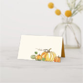 Carte De Placement Aquarelle Automne Thanksgiving Thanksgiving Theme (Dos)