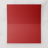 Carte De Placement Aquarelle Fleurs de Noël & Pine Cones Mariage (Intérieur déplié)