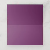 Carte De Placement Aquarelle Fleurs pourpres (Intérieur déplié)