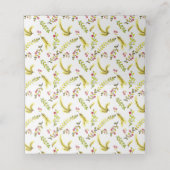 Carte De Placement Aquarelle Holiday Holly | Fêtes (Intérieur déplié)