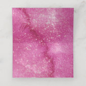 Carte De Placement Aquarelle Mariage fleur sauvage Tableau2 Fuchsia I (Intérieur déplié)