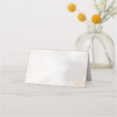 Carte De Placement Aquarelle Nuage Neuf Étiquette alimentaire blanc o (Devant)