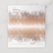 Carte De Placement Aquarelle Réflexions Table Clay ID774 (Extérieur déplié)