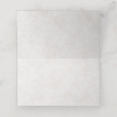 Carte De Placement Aquarelle rose Floral Corner Mariage et banquet (Intérieur déplié)