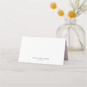 Carte De Placement Aquarelle rose vif pivoines Mariage floral (Dos)