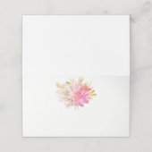 Carte De Placement Aquarelle Rustique du désert Succulents Boho (Extérieur déplié)