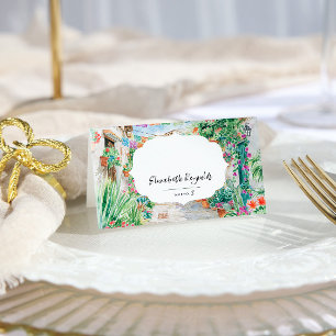 Carte De Placement Aquarelle Sayulita Mexique MARIAGE