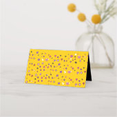 Carte De Placement ARBRE ABSTRAIT DE VIE Bat mitzvah Siège Escort (Dos)