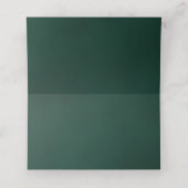 Carte De Placement Arbres à pin vert Foggy Rustique Mariage écriture (Intérieur déplié)