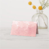 Carte De Placement Arrière - plan d'aquarelle rose vif unique (Devant)