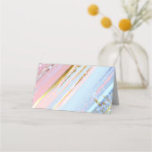 Carte De Placement Arrière - plan rose texturé (Dos)