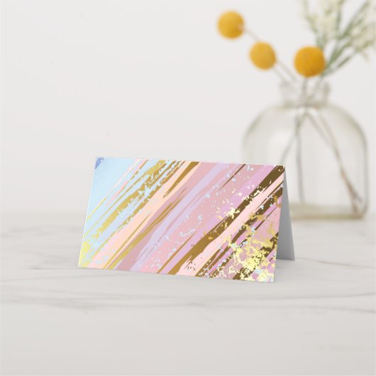 Carte De Placement Arrière - plan rose texturé (Devant)