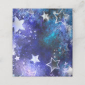 Carte De Placement Arrière - plan spatial avec étoiles (Extérieur déplié)