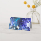 Carte De Placement Arrière - plan spatial avec étoiles (Dos)