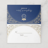Carte De Placement Art Déco doré (Extérieur déplié)