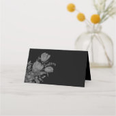 Carte De Placement Art Déco Elégante table de mariage Carte de lieu (Dos)