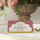 Carte De Placement Art Déco Gold Mundap Arch Mariage Escort Nom