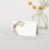 Carte De Placement Art nouveau Enregistrer la date (Devant)