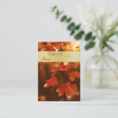 Carte De Placement Automne Feuilles de Mariage de table Paramètre Pla (Debout devant)