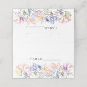 Carte De Placement baby shower champêtre - cartons de table pour mari (Extérieur déplié)