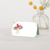 Carte De Placement Baby shower champignon (Devant)