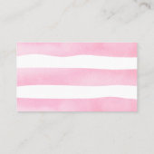 Carte De Placement Baby shower de balles or Rose Teddy Bear (Dos)