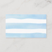 Carte De Placement Baby shower de ballons d'argent bleu Teddy Bear (Dos)