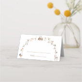 Carte De Placement Baby shower de Barnyard (Dos)