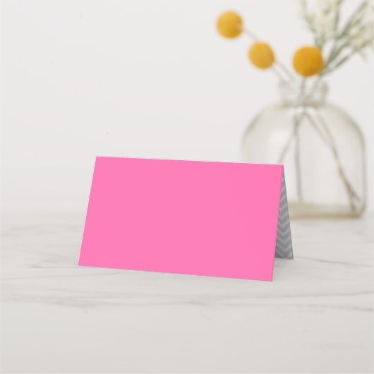 Carte De Placement Baby shower de caniche rose (Dos)