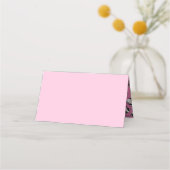 Carte De Placement Baby shower de vache rose (Dos)
