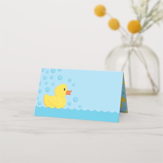 Carte De Placement Baby shower en caoutchouc (Devant)