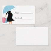 Carte De Placement Baby shower maman enceinte (Devant / Derrière)