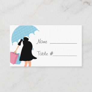 Carte De Placement Baby shower maman enceinte