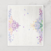 Carte De Placement Baby shower papillon Étiquettes alimentaires ou ca (Extérieur déplié)