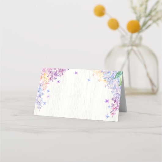 Carte De Placement Baby shower papillon Étiquettes alimentaires ou ca (Devant)