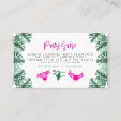 Carte De Placement Bachelorette Tropical OAKLEY Billet de jeu (Devant)