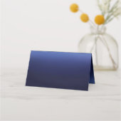 Carte De Placement Bain Océan Bleu Moderne Minimal Mariage Plage (Dos)