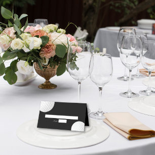 Carte De Placement Ball de golf Élégant Mariage officiel