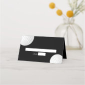 Carte De Placement Ball de golf Élégant Mariage officiel (Devant)