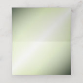 Carte De Placement Ballerina Danse avec Musique Vert brillant (Intérieur déplié)