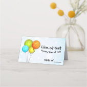 Carte De Placement Ballons (Devant)