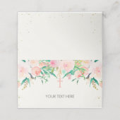 Carte De Placement Baptême Christening Place Card (Extérieur déplié)