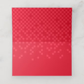 Carte De Placement BAR MITZVAH moderne de contrôle de joueur cool rou (Intérieur déplié)