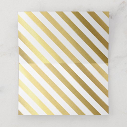 Carte De Placement BAR MITZVAH moderne gris tableau noir or écriture (Intérieur déplié)