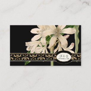 Carte De Placement Baroque Vintage Lily Formel Mariage Table assise