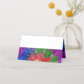 Carte De Placement Barre et Bat mitzvah Tie Dye Design Place Card (Dos)