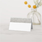 Carte De Placement Basculer sur les panneaux de buffet, Étiquette de  (Dos)